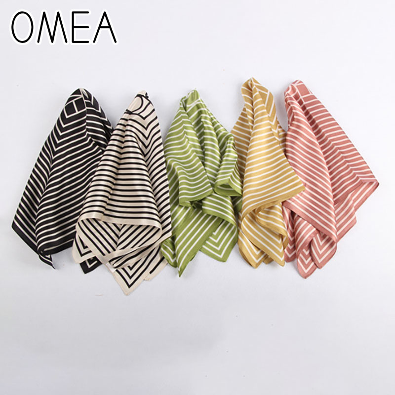 Scarf Silk Square - OMEA 100% Real Silk Scarf Women