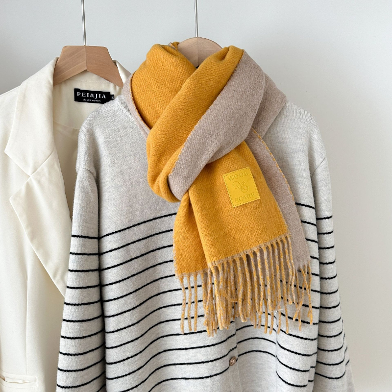 New Luxury Design Wool Scarf W - Muffler Men Wool recensie en prijs