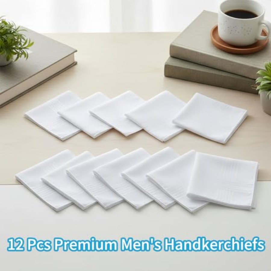 Cotton Handkerchiefs for Men-  - Handkerchief Cotton Men recensie en prijs