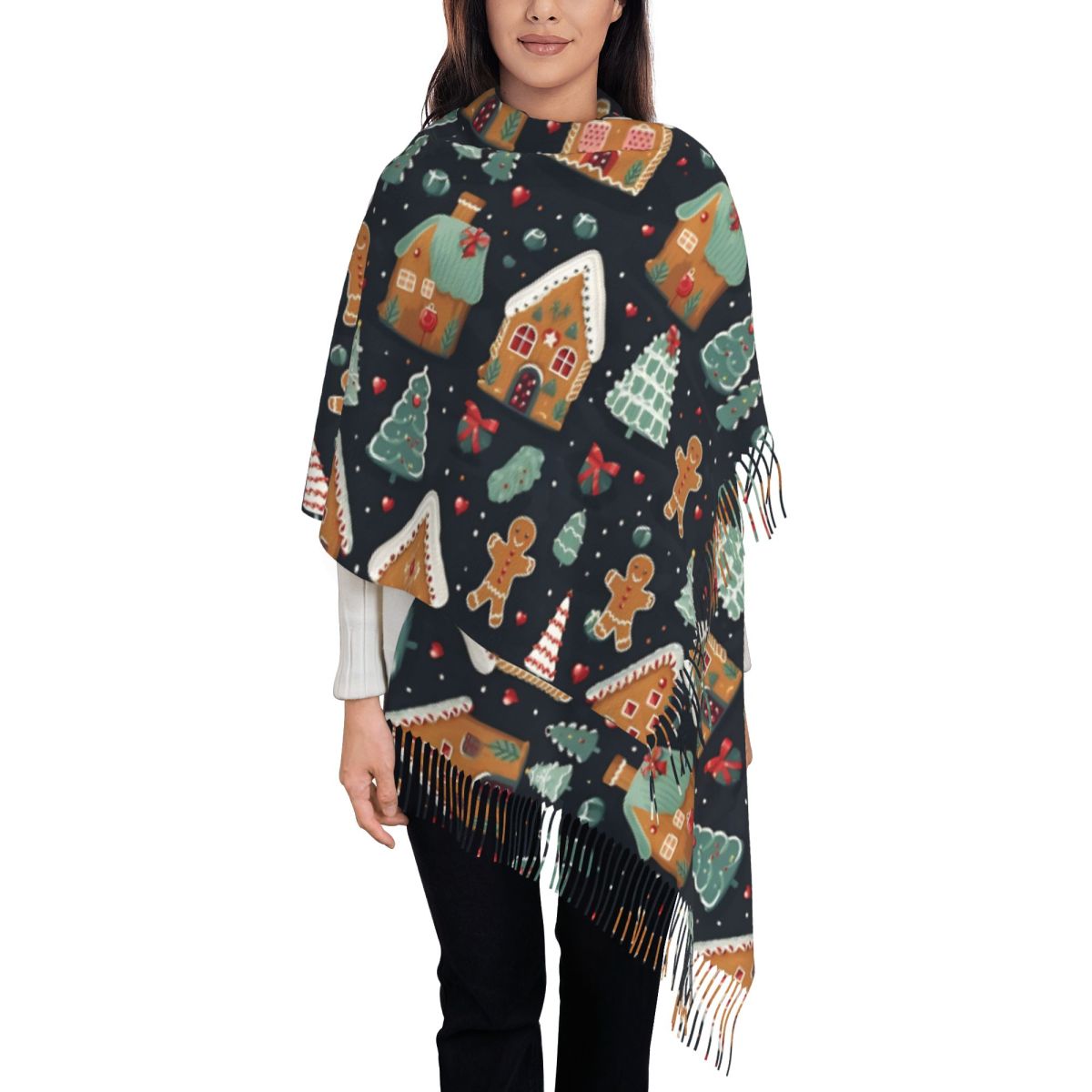 Christmas Delight- Whimsical G - Pashmina Wrap Large recensie en prijs