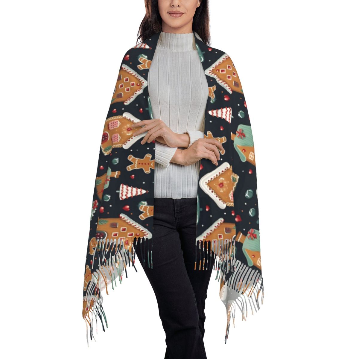 Christmas Delight- Whimsical G - Pashmina Wrap Large recensie en prijs