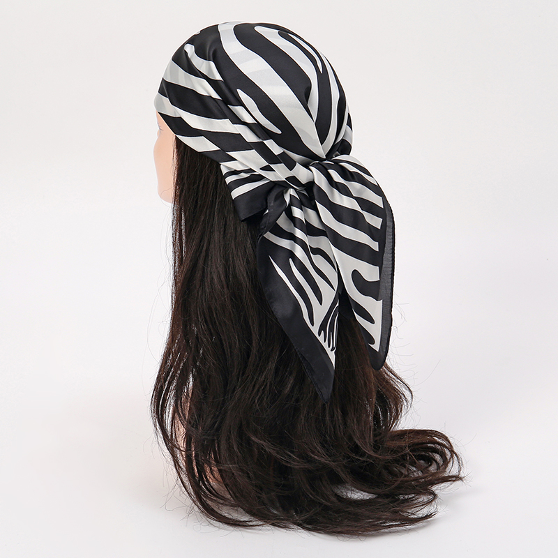 2025 Beach Hijab Stoles Silk S - Silk Tie Striped recensie en prijs