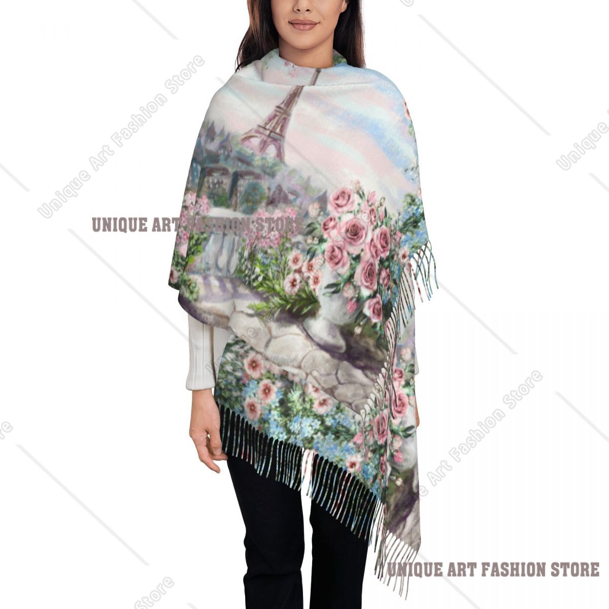Oil Painting France Paris Eiff - Pashmina Wrap Large recensie en prijs