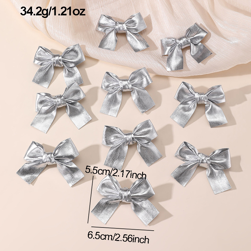 Gold and Silver Bow Hair Clips - Tie Clip Silver recensie en prijs