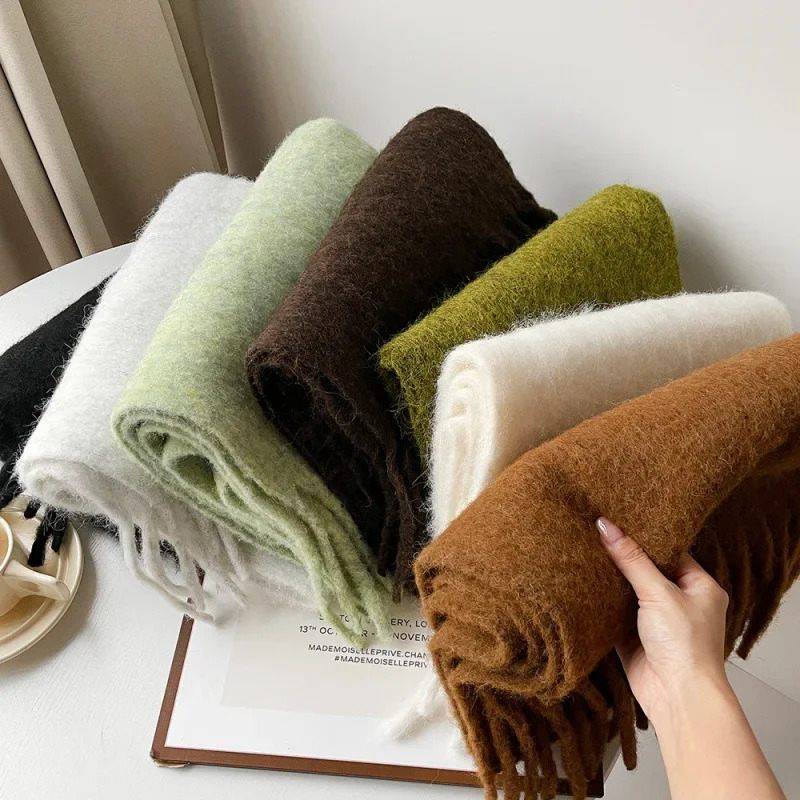 Scarf Lady Autumn Winter Solid - Muffler Men Wool recensie en prijs