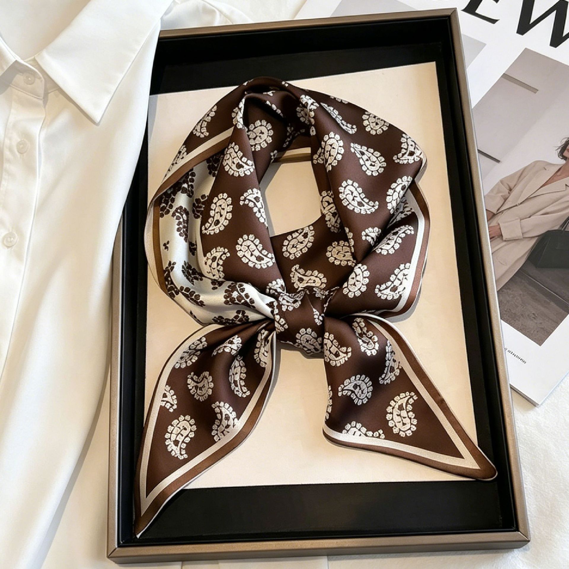 Luxury Long Neckerchief Skinny - Ascot Neck Scarf recensie en prijs