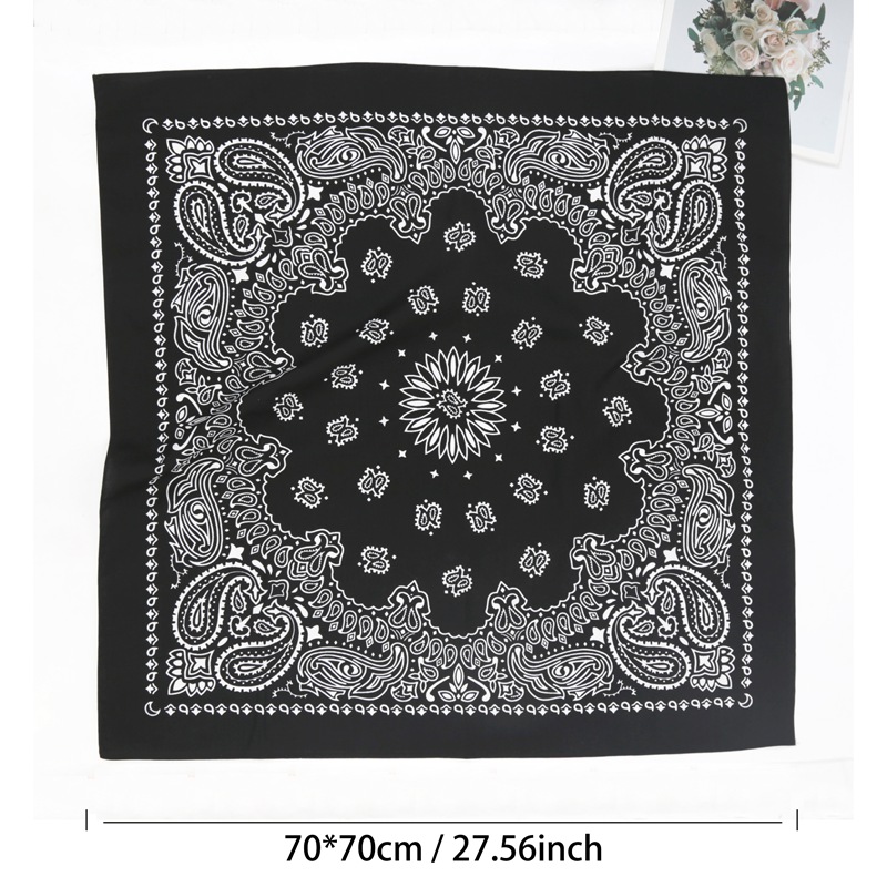 70*70cm Unisex Women 100% Cott - Bandana Cotton recensie en prijs