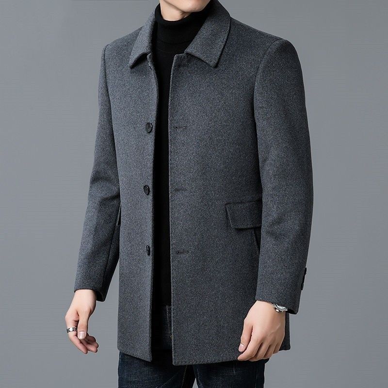 Wool Blend Coat White Mans Sha - Muffler Men Wool recensie en prijs