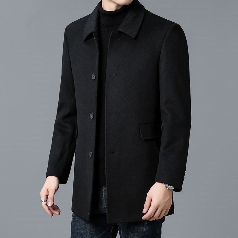 Wool Blend Coat White Mans Sha - Muffler Men Wool recensie en prijs