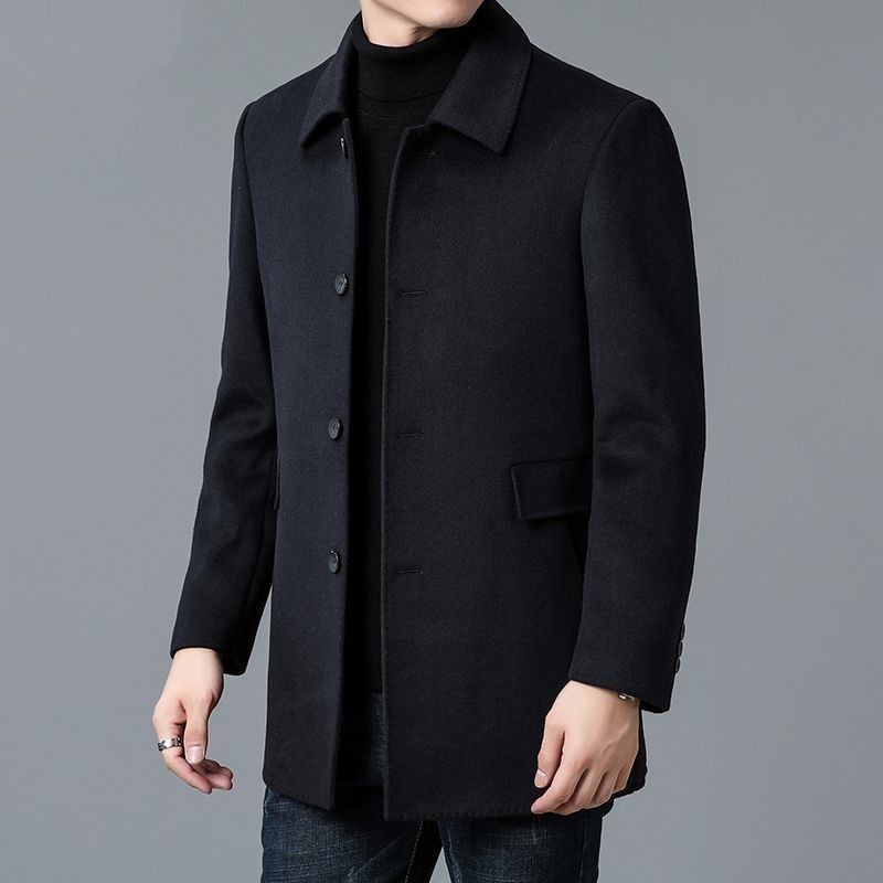 Wool Blend Coat White Mans Sha - Muffler Men Wool recensie en prijs