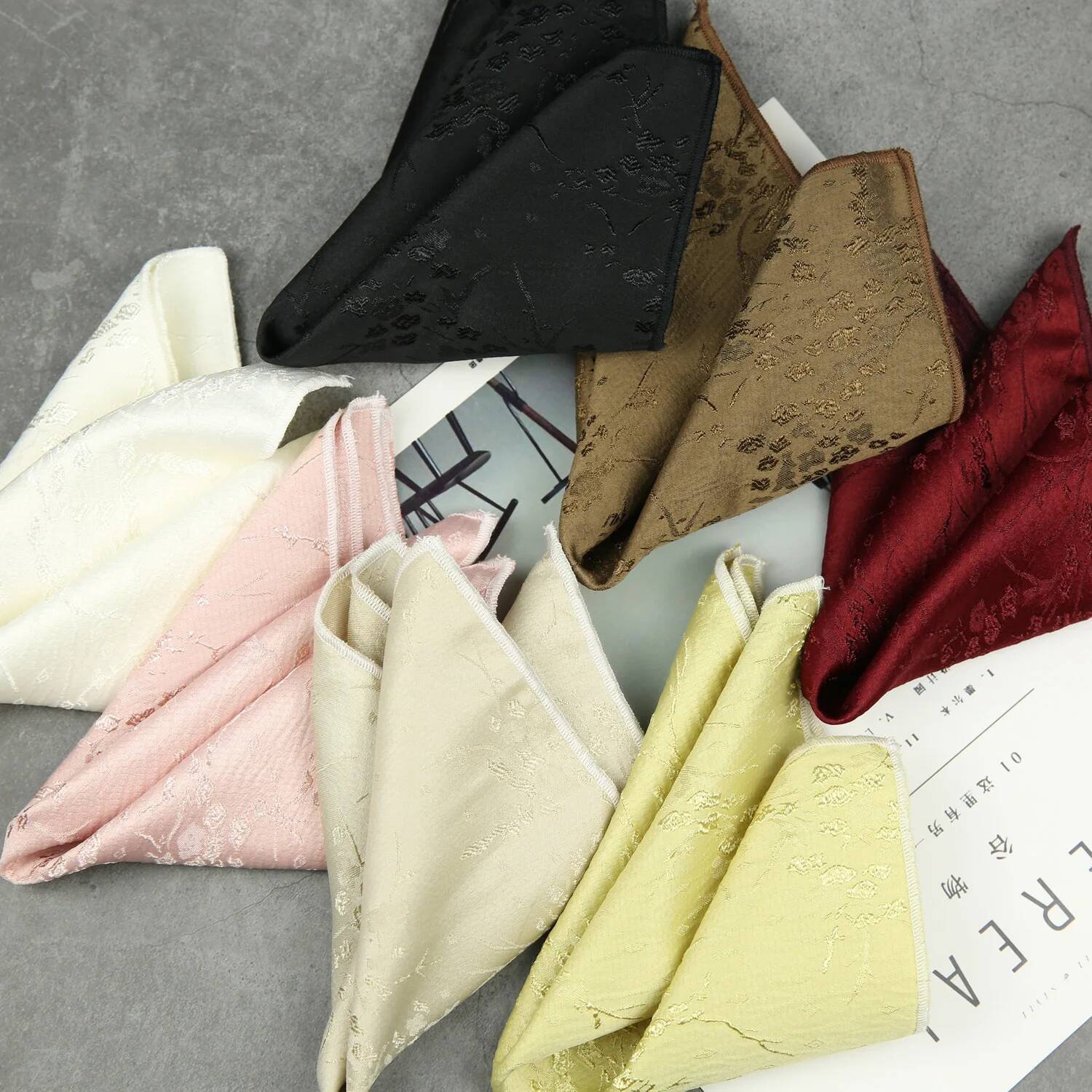 Black White Pocket Square Dark - Pocket Square Set recensie en prijs