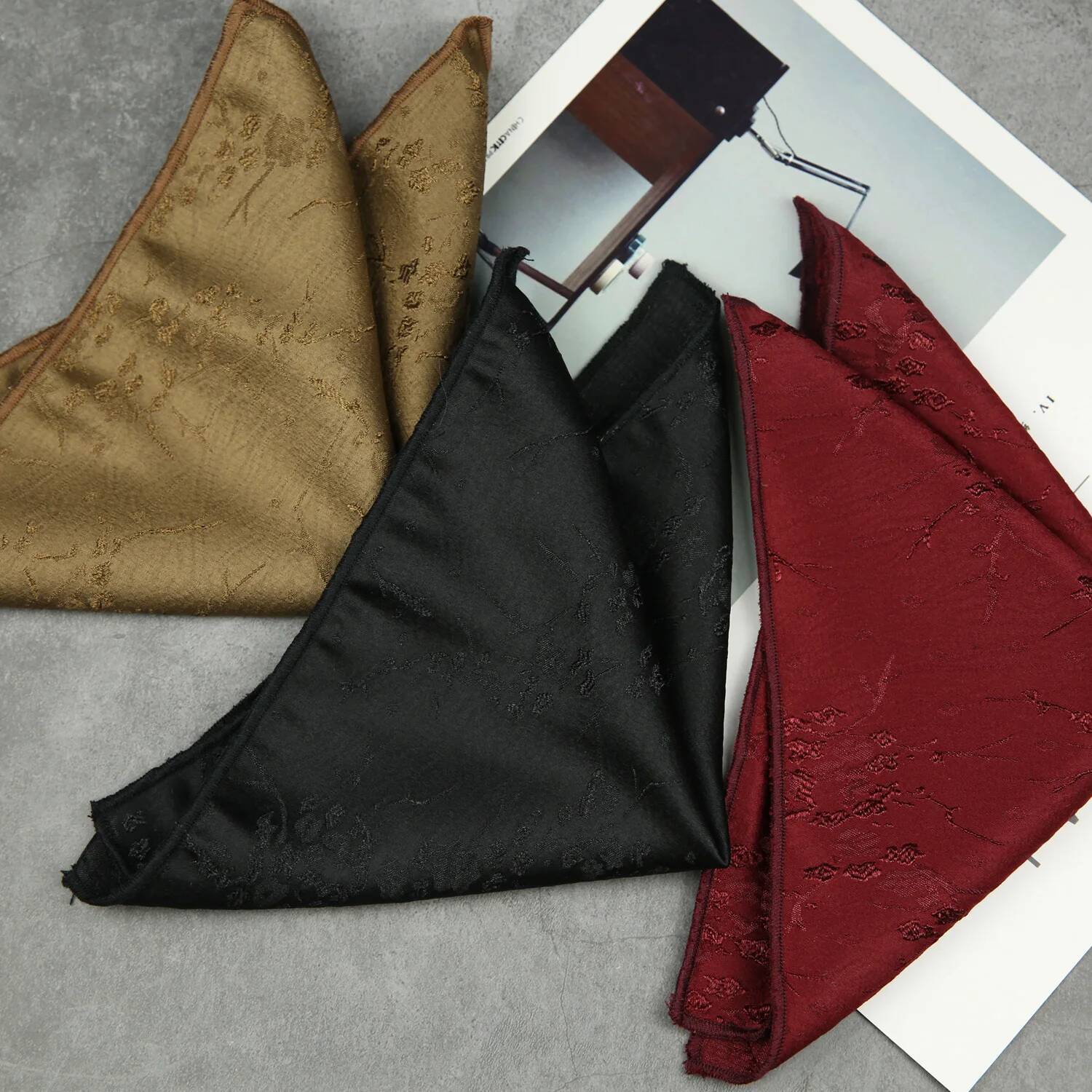 Black White Pocket Square Dark - Pocket Square Set recensie en prijs