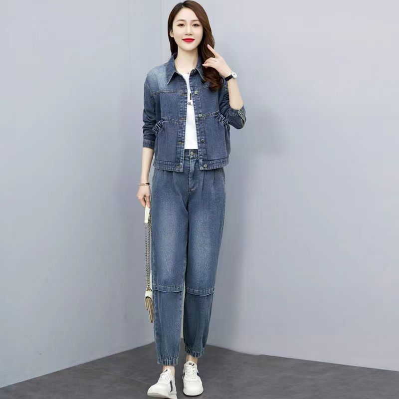 Women Denim Suits 2024 New Spr - Pocket Square Set recensie en prijs