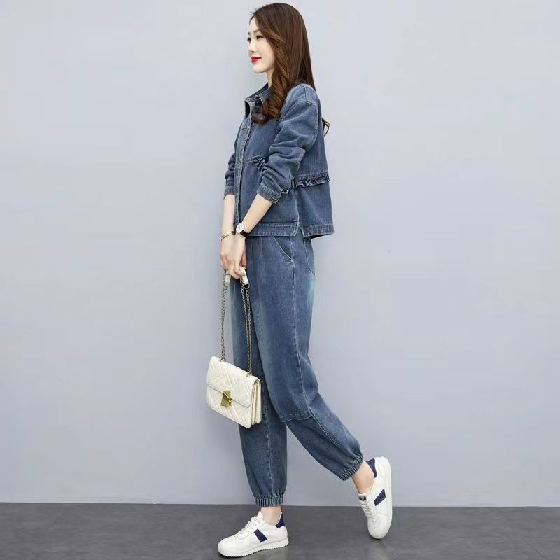 Women Denim Suits 2024 New Spr - Pocket Square Set recensie en prijs