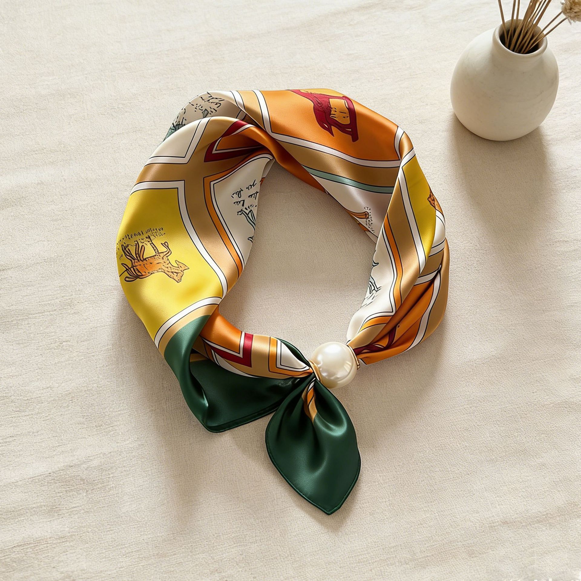 Scarf Chain Silk Lazy Magnetic - Silk Neck Scarf recensie en prijs