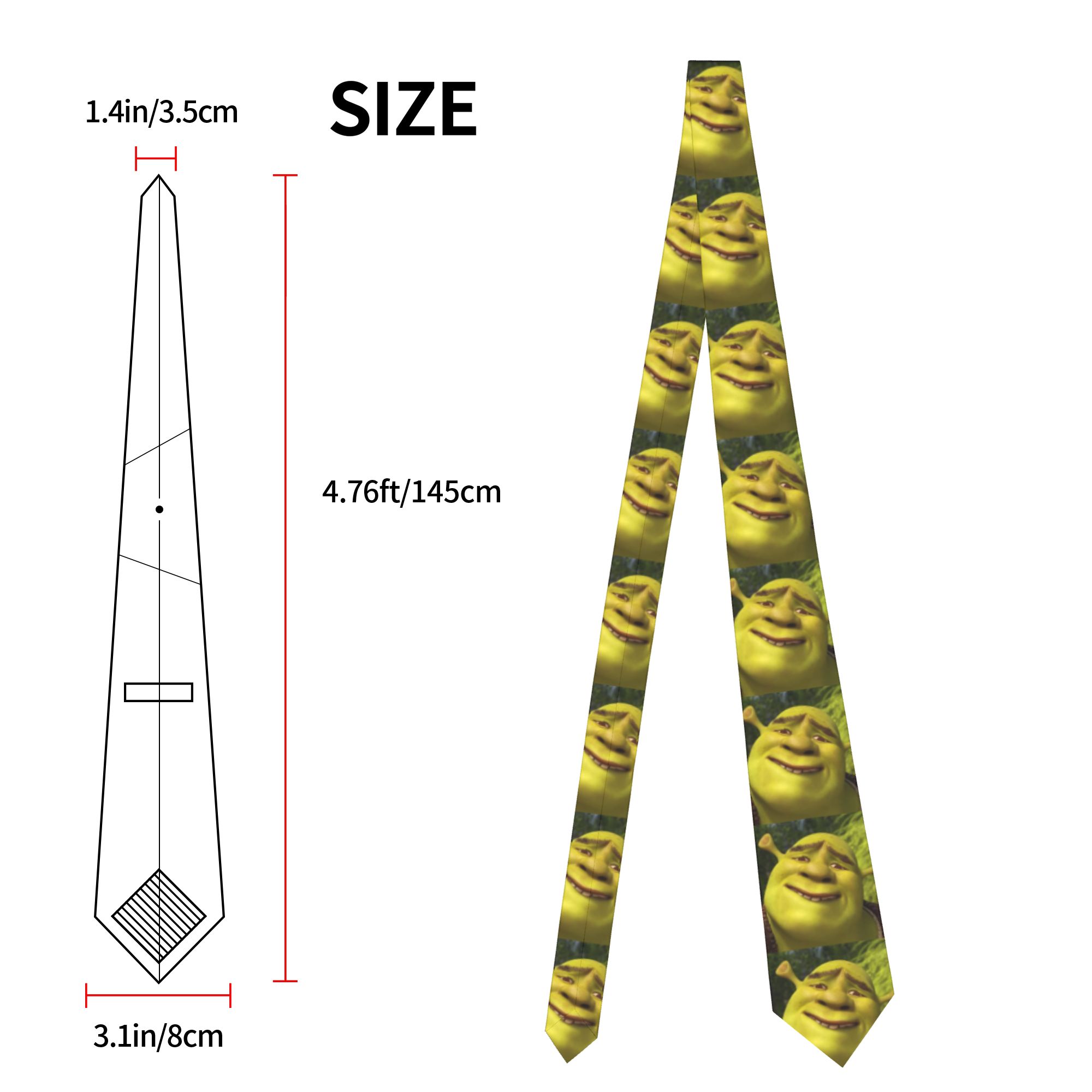 Shreks Memes Anime Neckties Me - Skinny Tie Men recensie en prijs