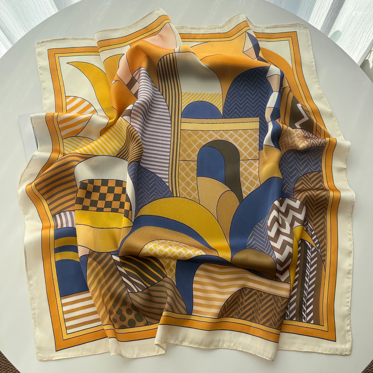 Luxury Square Scarf For Women  - Scarf Silk Square recensie en prijs