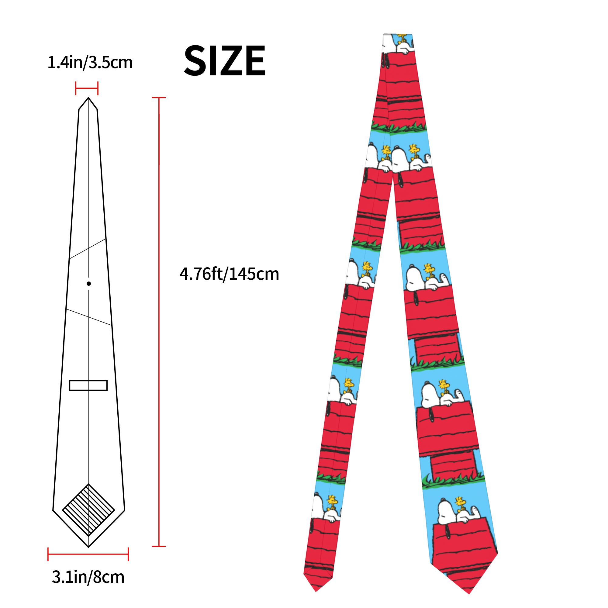 Neckties Snoopy Woodstock Dogh - Skinny Tie Men recensie en prijs