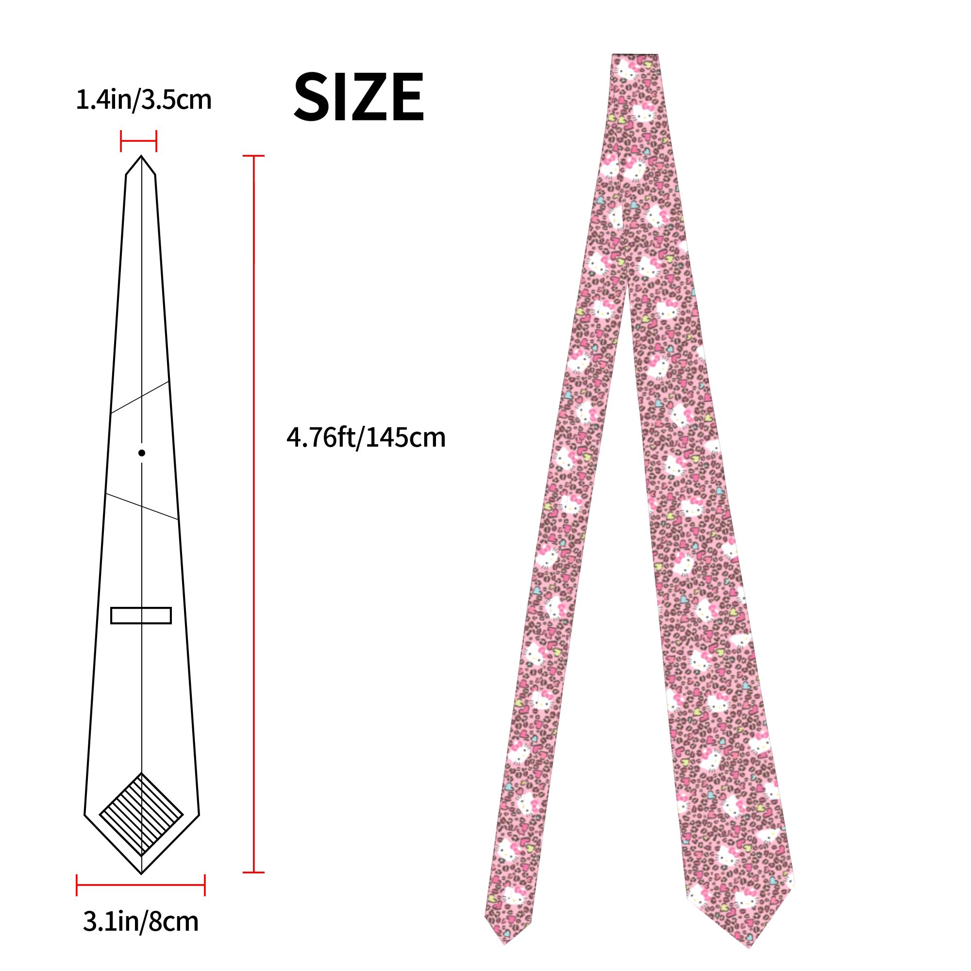 Hello Kitty Leopard Neckties U - Skinny Tie Men recensie en prijs
