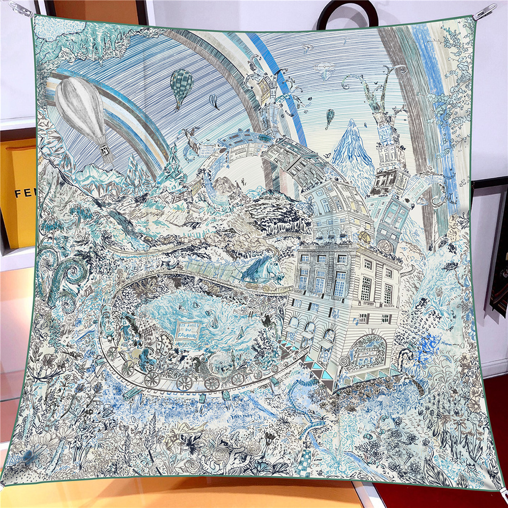 New 90cm Luxury Brand Square S - Scarf Silk Square recensie en prijs
