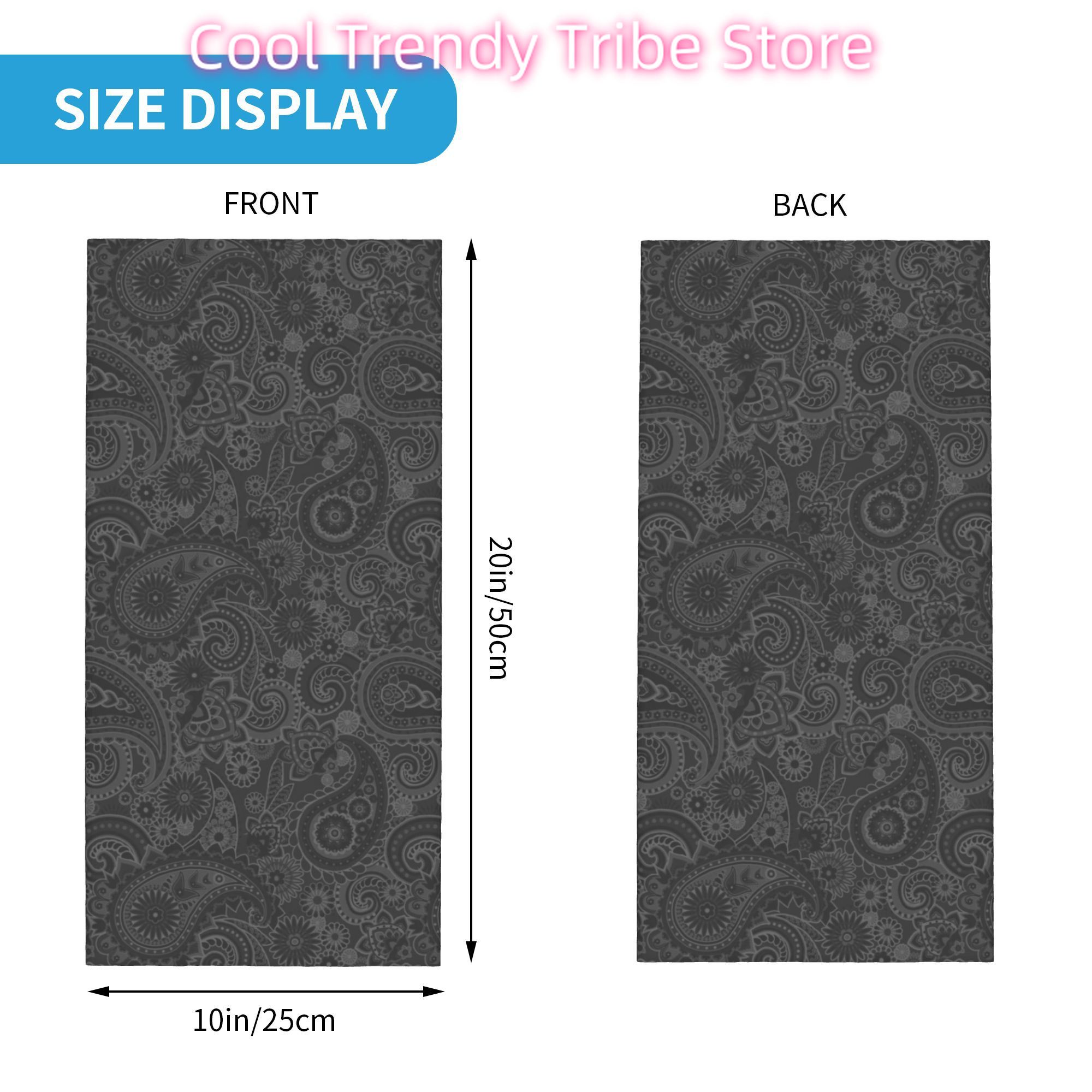 Custom Paisley Chicano Bandana - Neck Warmer Tube recensie en prijs