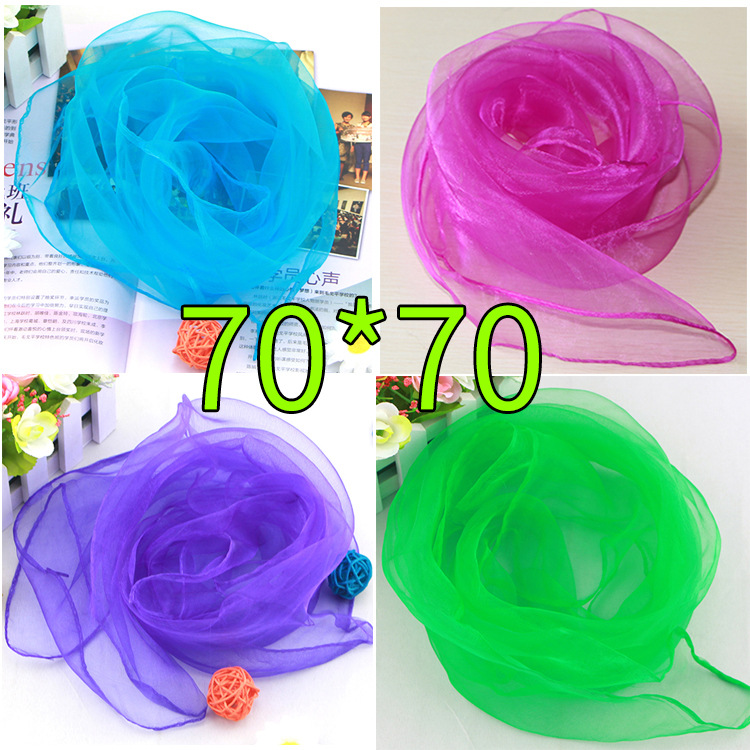 Solid Color Chiffon Small Silk - Scarf Silk Square recensie en prijs