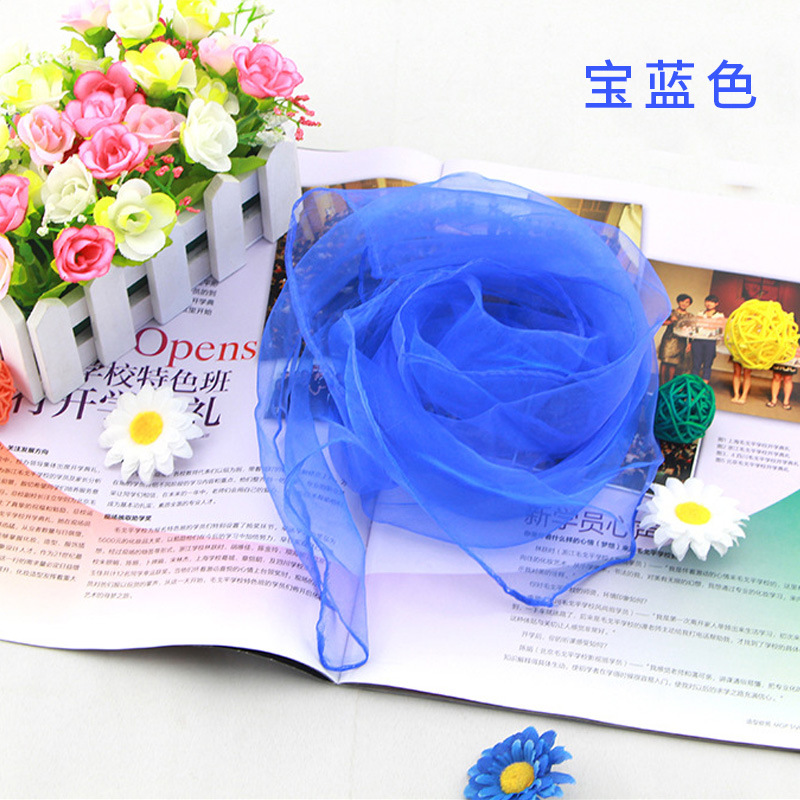 Solid Color Chiffon Small Silk - Scarf Silk Square recensie en prijs