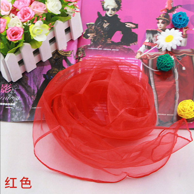 Solid Color Chiffon Small Silk - Scarf Silk Square recensie en prijs
