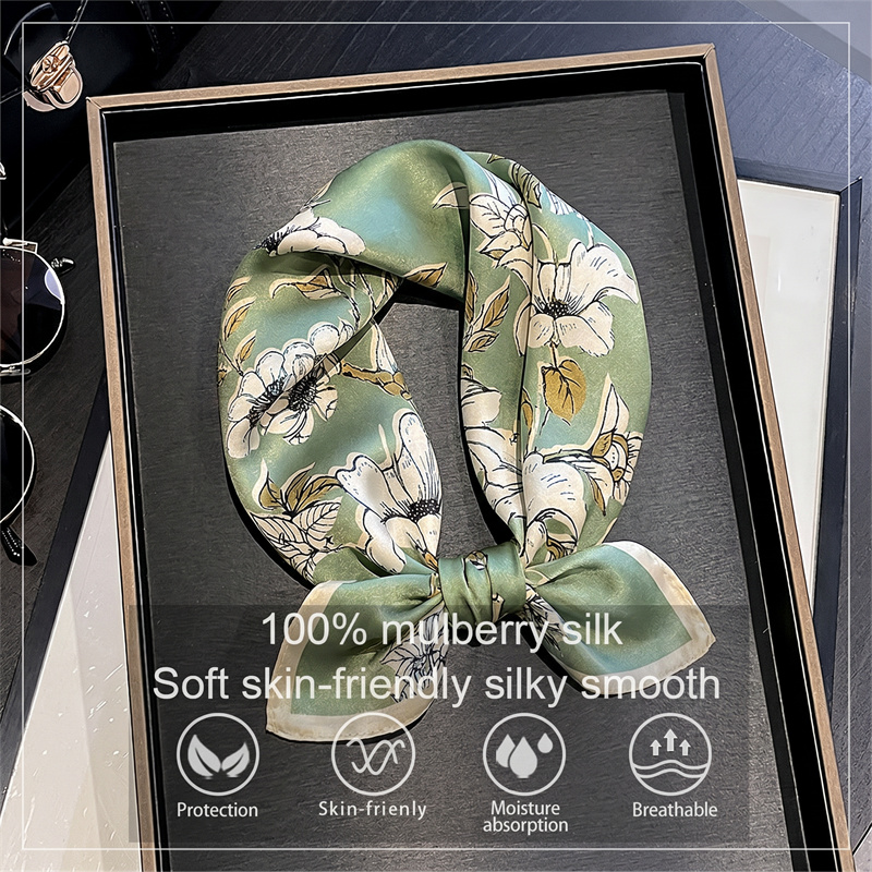 100% Mulberry Silk Scarf Fresh - Ascot Neck Scarf recensie en prijs