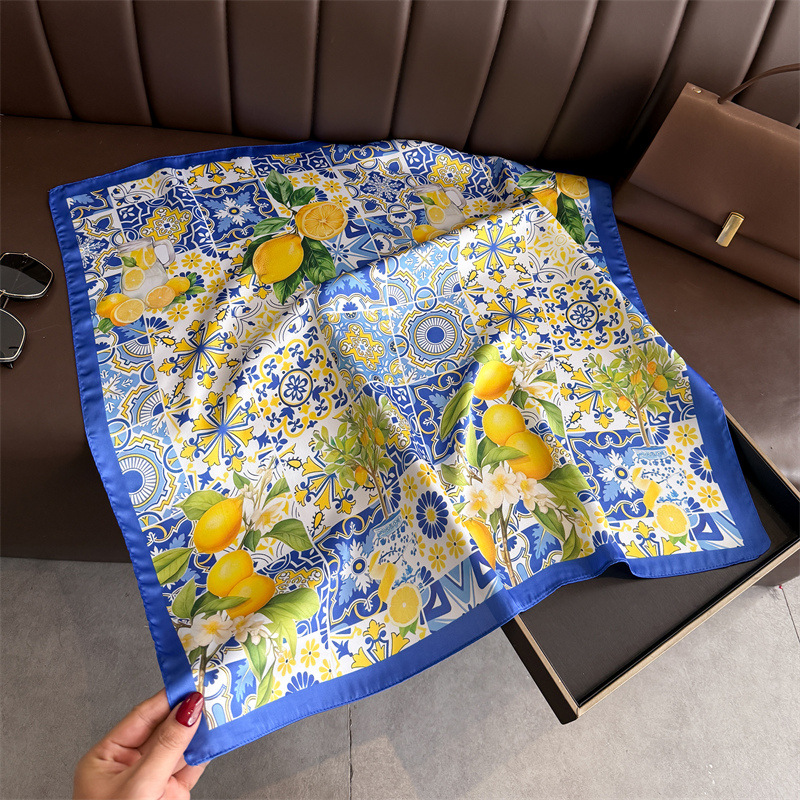 2026 New Fruit Print Silk Squa - Scarf Silk Square recensie en prijs