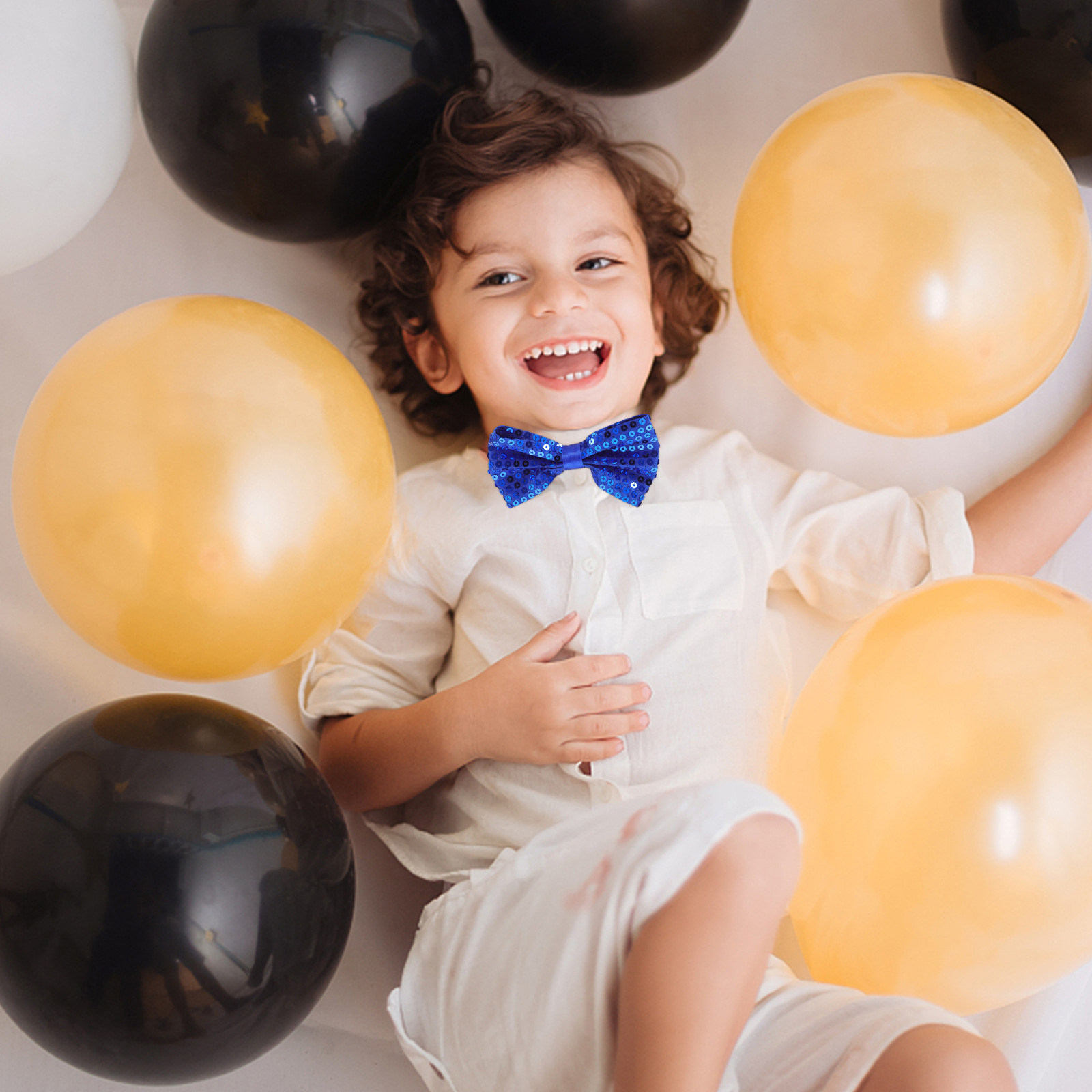 5Pcs Children's Glitter Sequin - Bow Tie Pre Tied recensie en prijs
