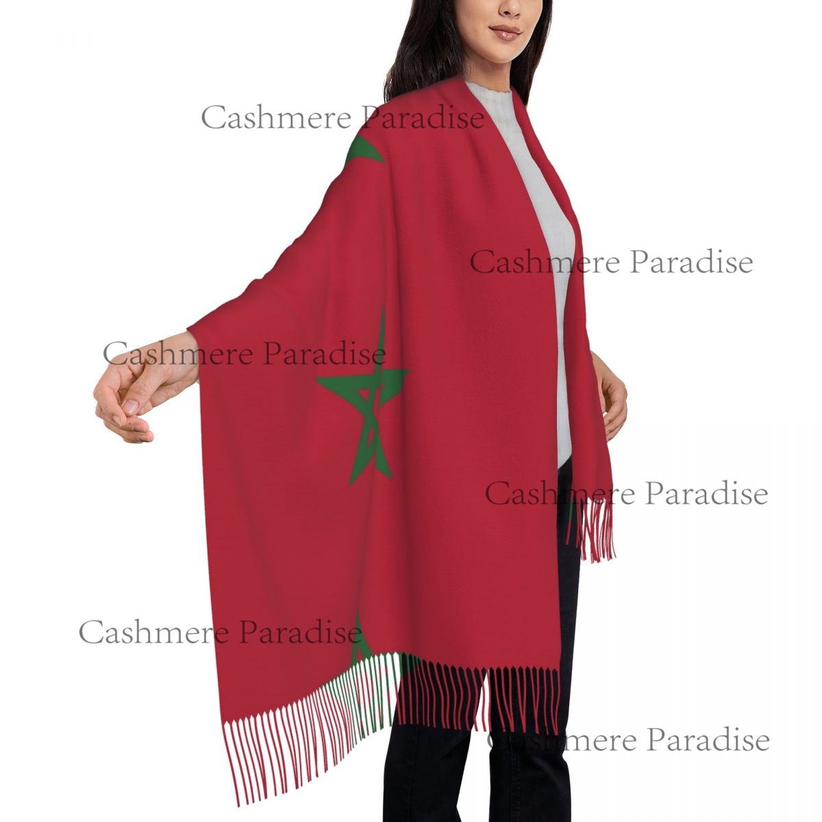 Morocco Flag Womens Warm Winte - Infinity Scarf Knit recensie en prijs