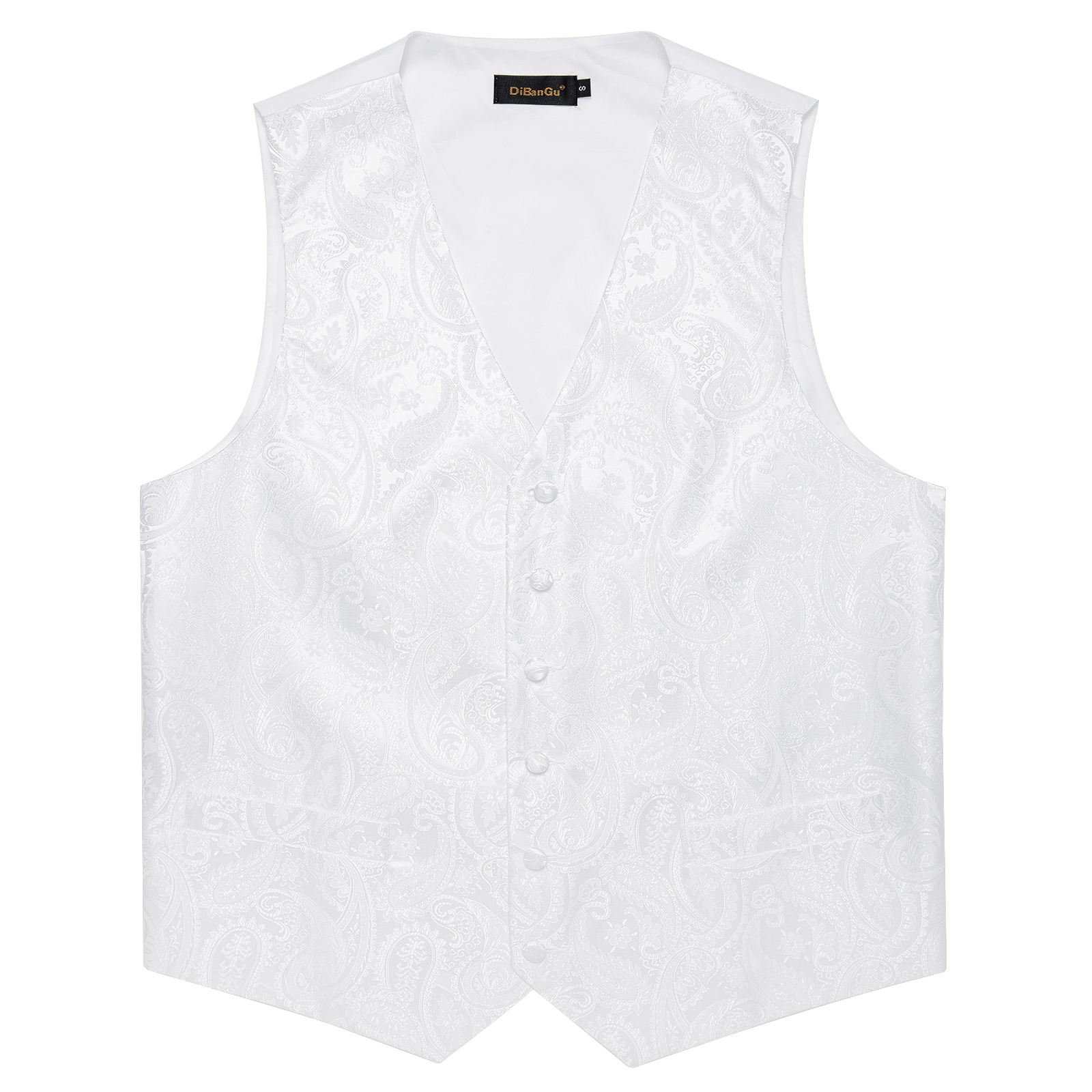 Pure White Wedding Vest for Ma - Pocket Square Set recensie en prijs