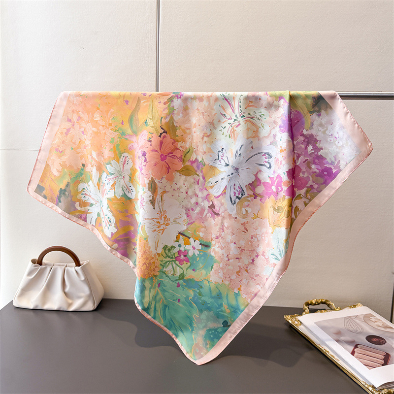 70*70cm Square Silk Scarf for  - Scarf Silk Square recensie en prijs