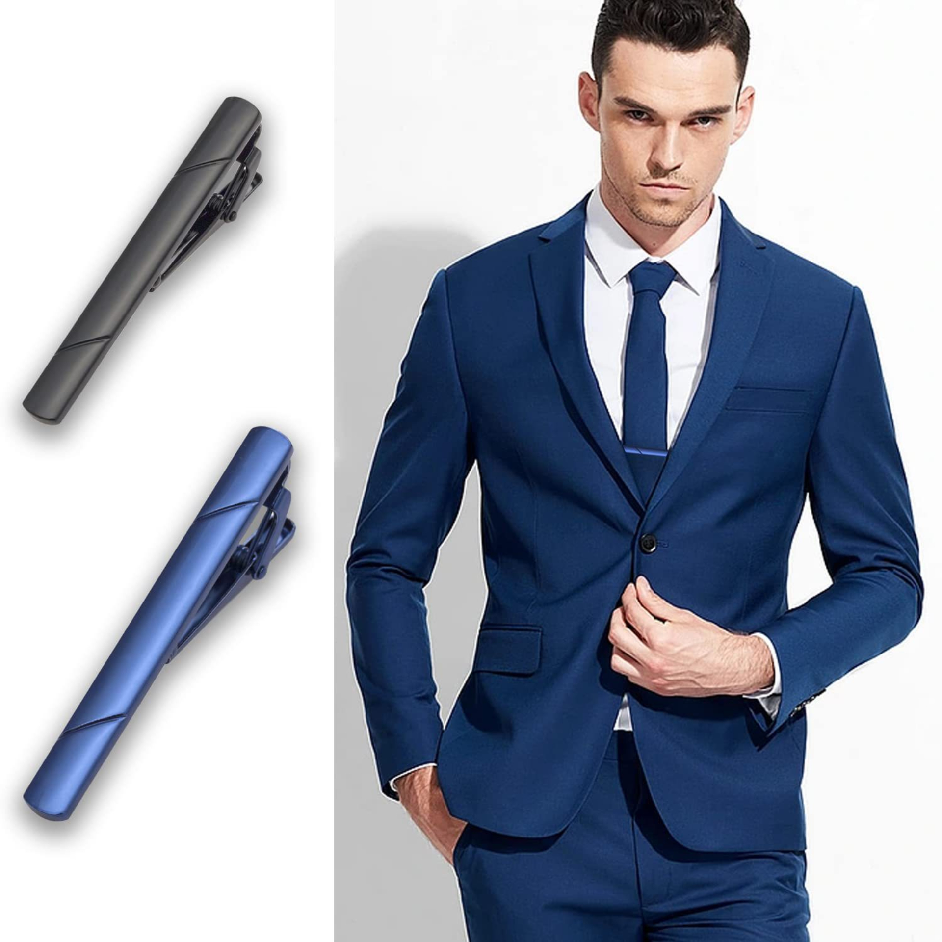 Metal Necktie Tie Clips 1/4/6  - Tie Bar Set Gift recensie en prijs