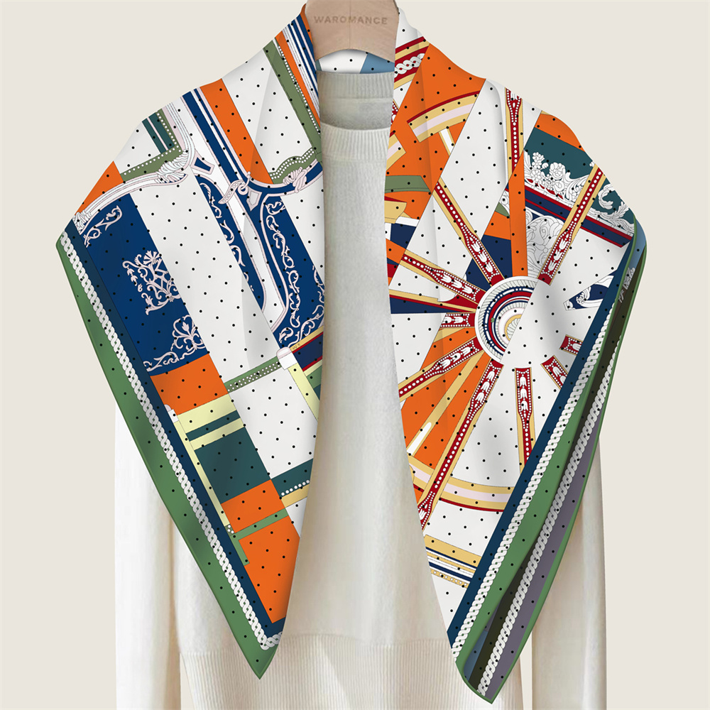 POBING Hand Rolled Twill Silk  - Scarf Silk Square recensie en prijs