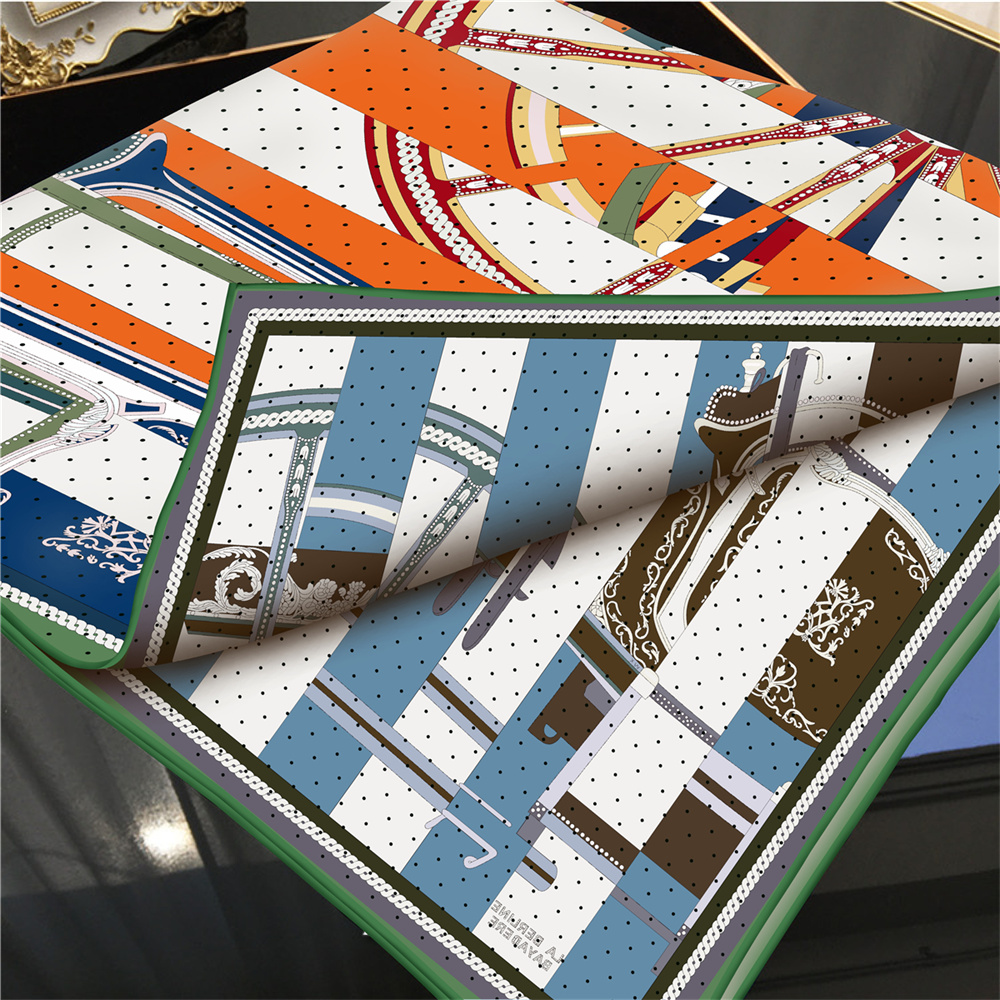 POBING Hand Rolled Twill Silk  - Scarf Silk Square recensie en prijs